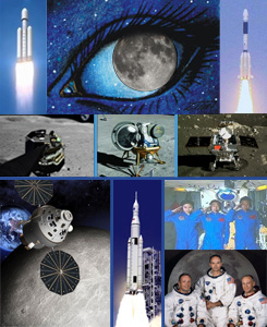 calendar feature - 2020 Vision Human Moon Missions