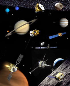 Solar System Spacecraft Encounters