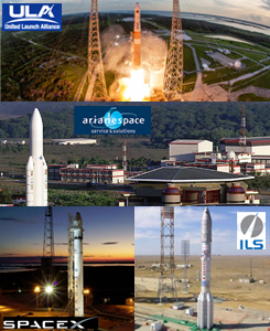 ULA, Arainesoace, SpaceX, ILS